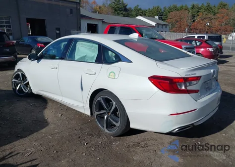 2019 Honda Accord Sport from USA, damaged, VIN 1HGCV1F38KA142598